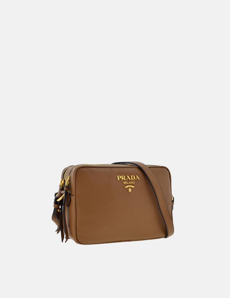 Prada Leather Crossbody Bag Camel | EB