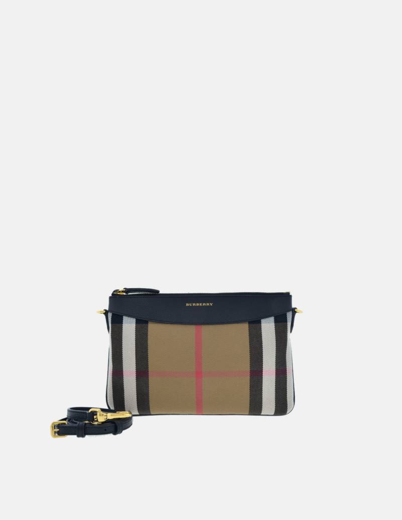 gemak hardware opwinding Burberry Shoulder Bag House Check Black | EB