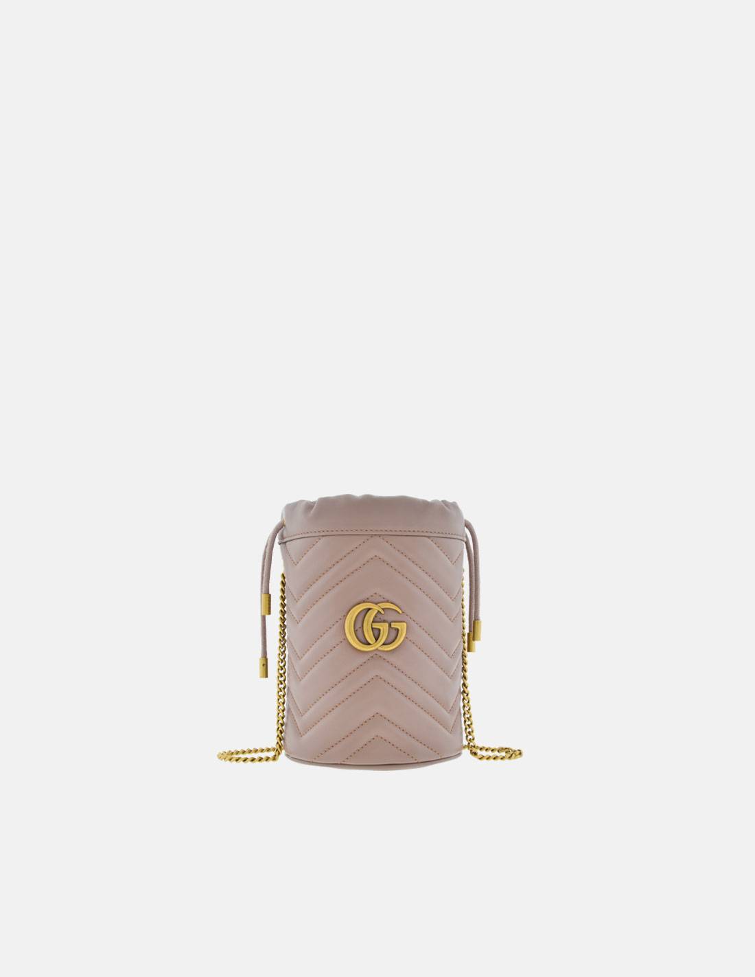 Gucci Marmont Mini Pink Bucket Bag | EB