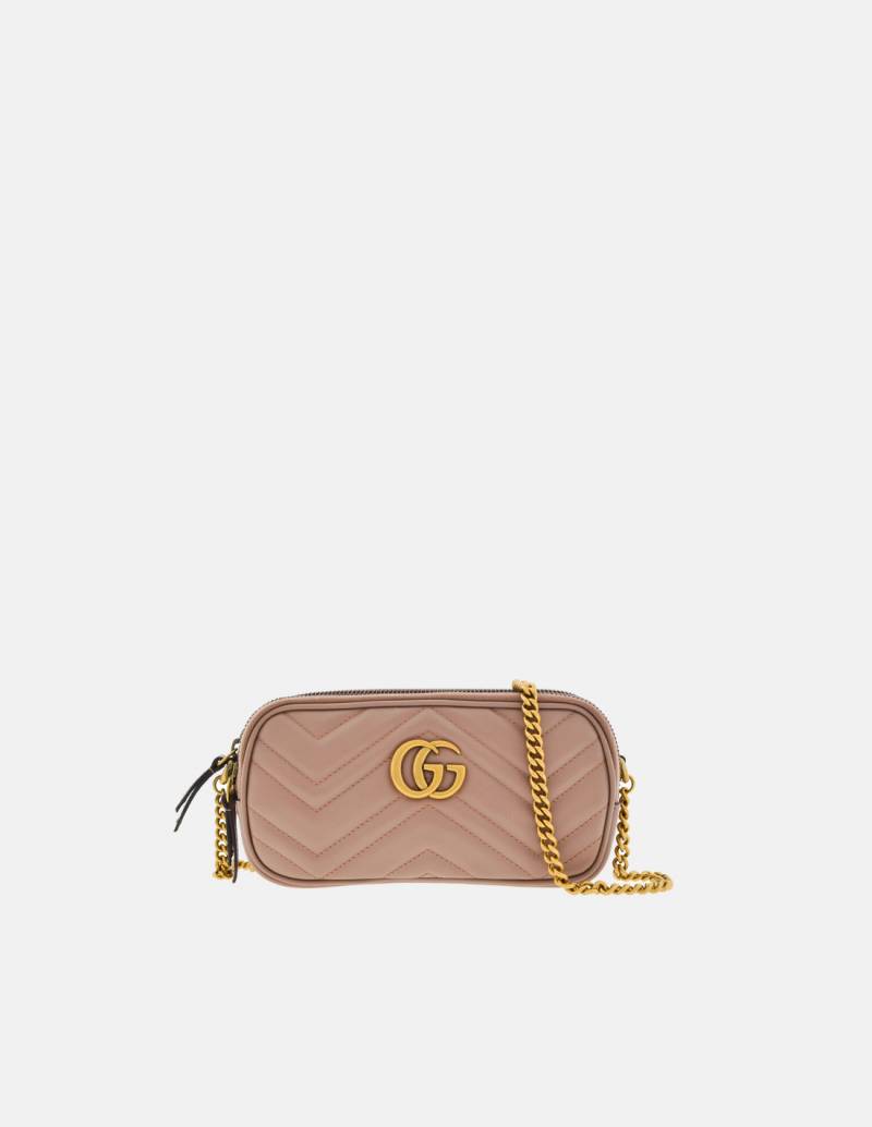 GG Gucci Marmont Mini Bag With Chain
