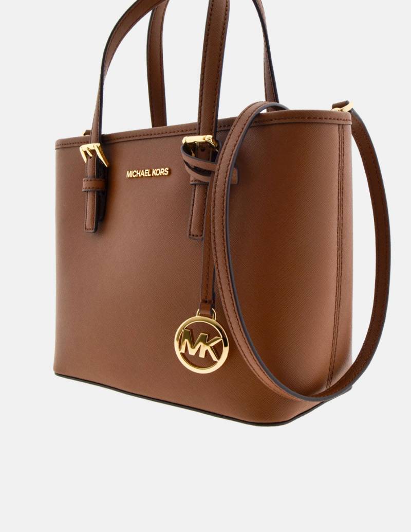 Michael Kors Ladies Shoulder Bag Jet Set Travel XS Tote Bag Vanilla New